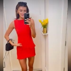 Staud Shelia Dress | Tomato